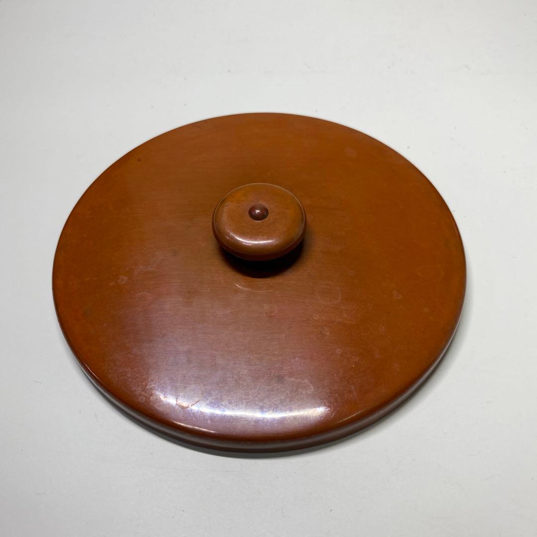 【茶道具】一政堂造　伊藤政治　浄益形腰黒薬缶（共箱）