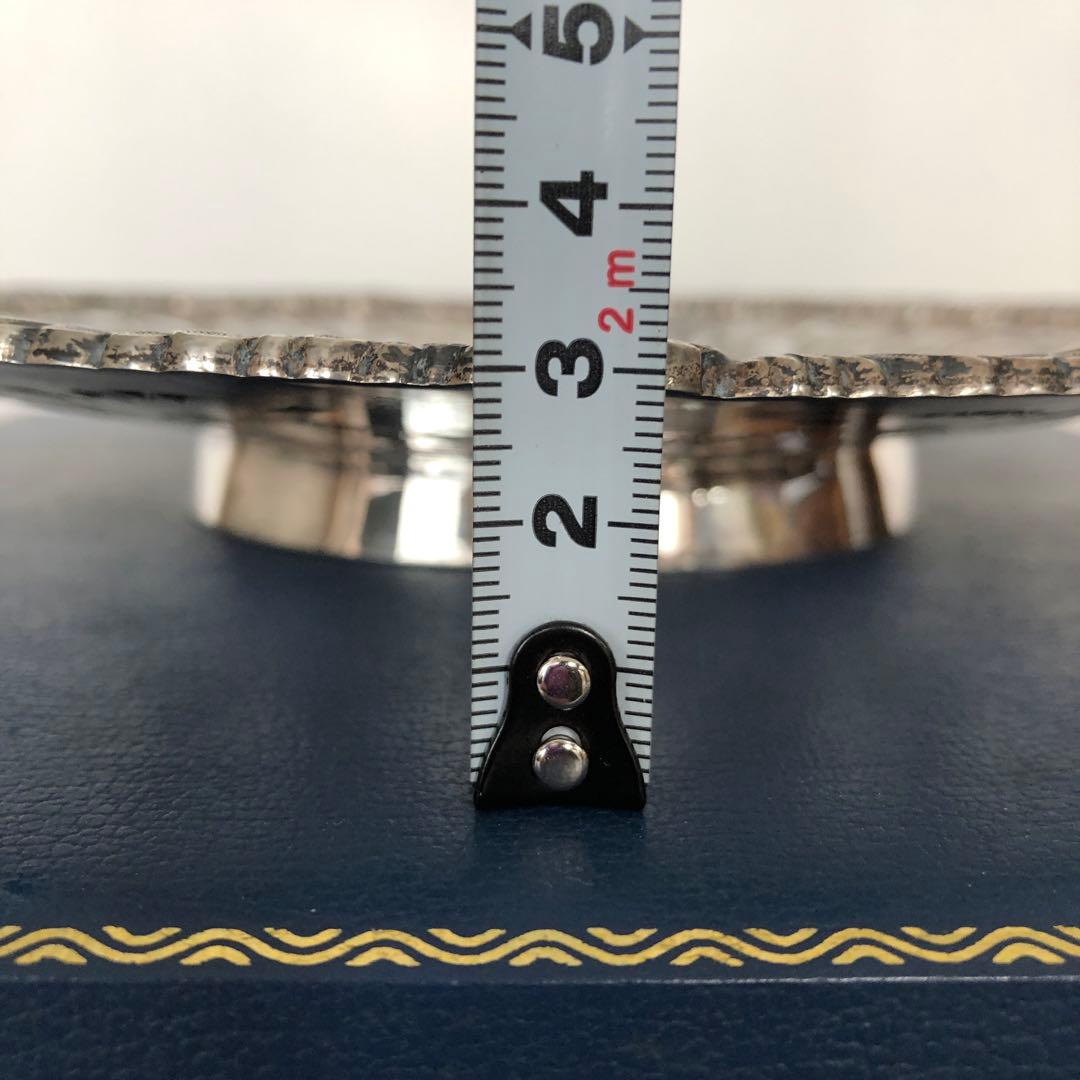 マッピン＆ウェッブ　純銀製　透かし＆カービング　コンポート　ディッシュ　シルバー