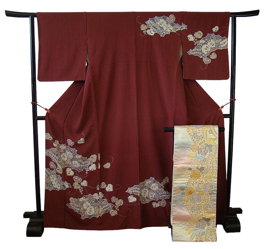 人気の辻が花 訪問着＆袋帯・帯〆・帯揚げセット（正絹）仕立上り＜HH2226＞