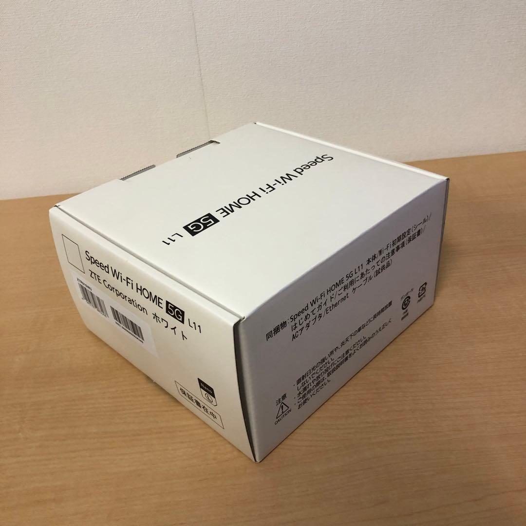 ②【新品未使用品】ZTE Speed Wi-Fi  5G L11