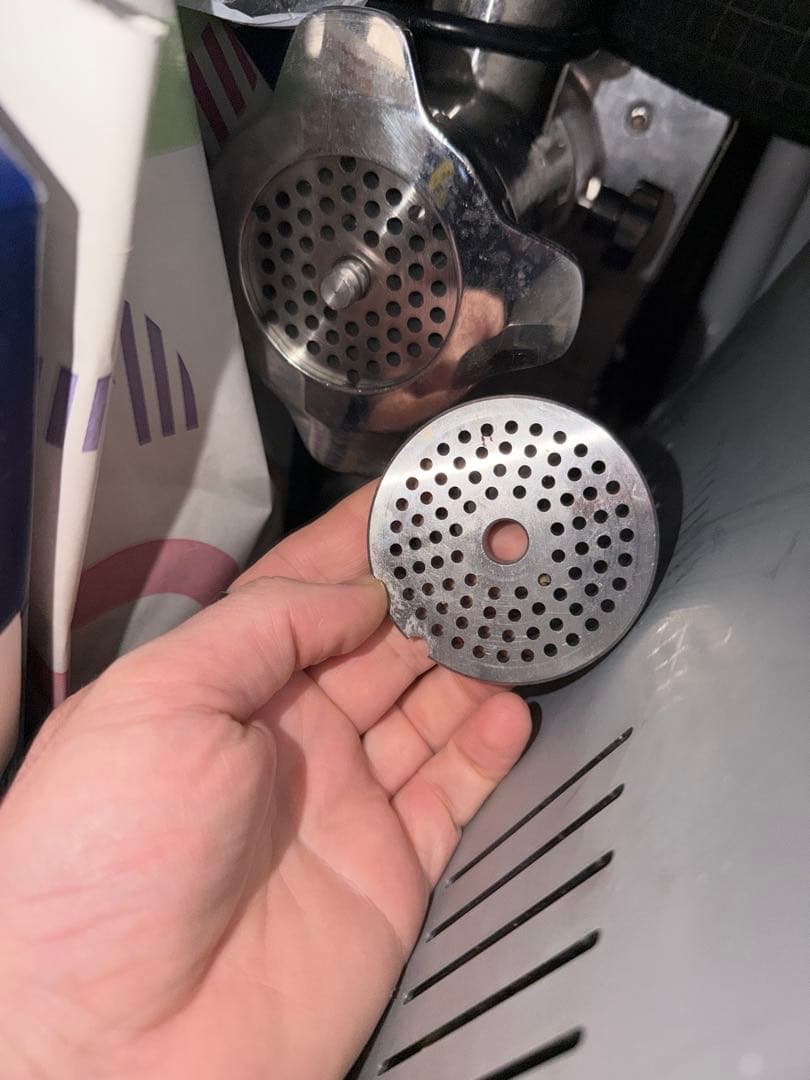 CHUBU ステンレス フードチョッパーミートミンサーMM120A