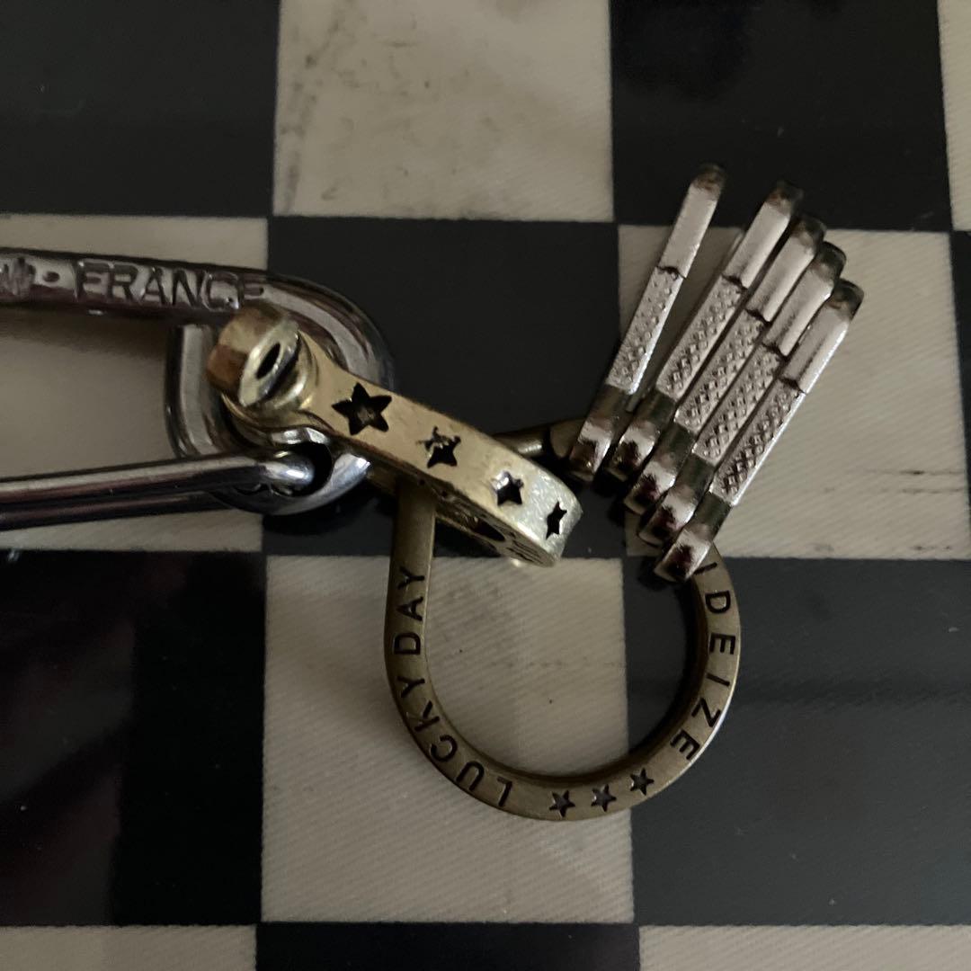 wichardカラビナ ホースシューシャックル&キーリング使用　キーホルダー！