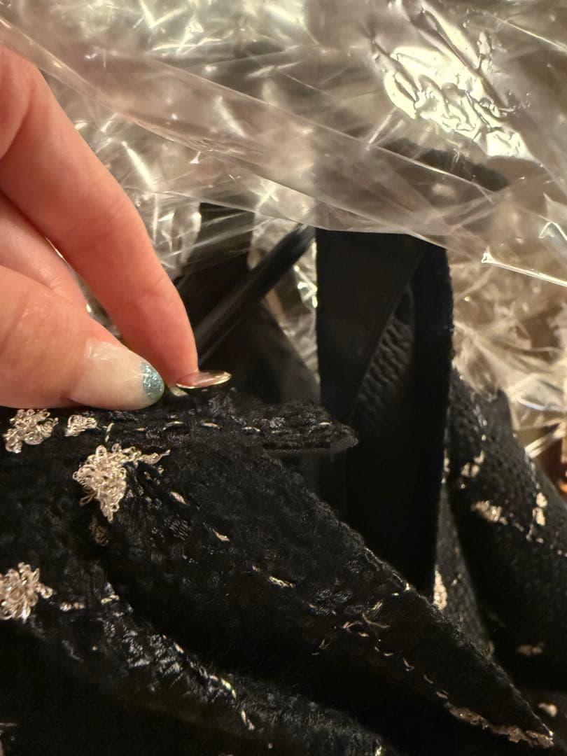 シェリエ　sheller candy check tweed