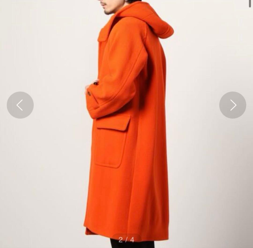 マッキントッシュ　ヘリンボーンフーデッドロングコート　36