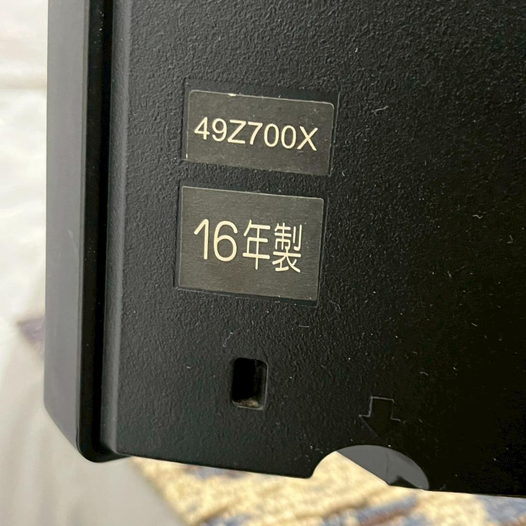 【TOSHIBA】 東芝 液晶カラーテレビ 49Z700X ブラック A1170