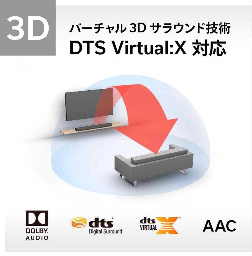 【美品】DENON　デノン　サウンドバー　リモコン付き　DHT-S216