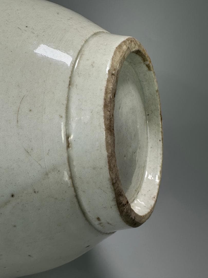 日本美術　白磁　伊万里　大徳利　花瓶　時代焼物