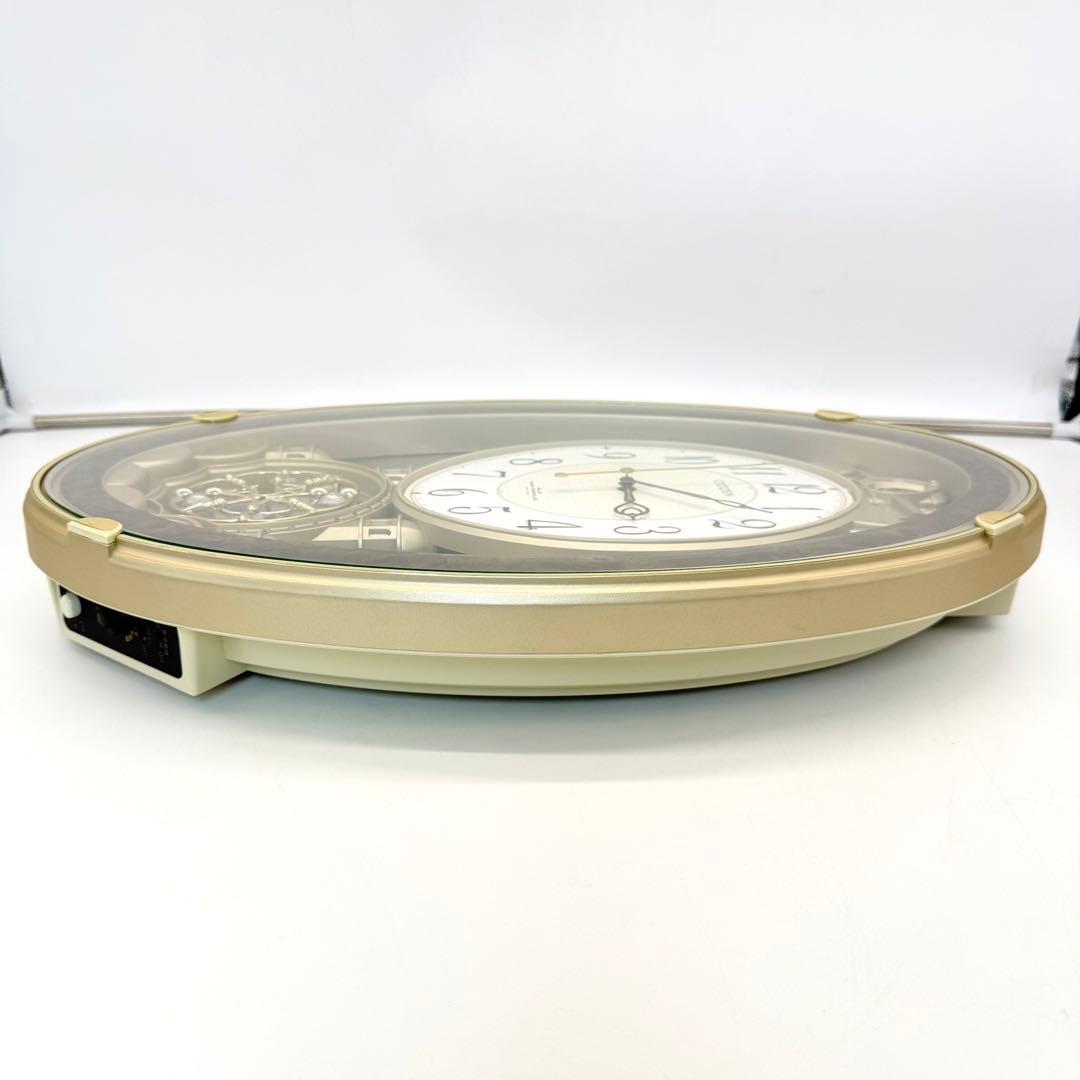 4MN484-0 からくり電波時計 ロディ パルミューズクイーンダムDX 稼動品