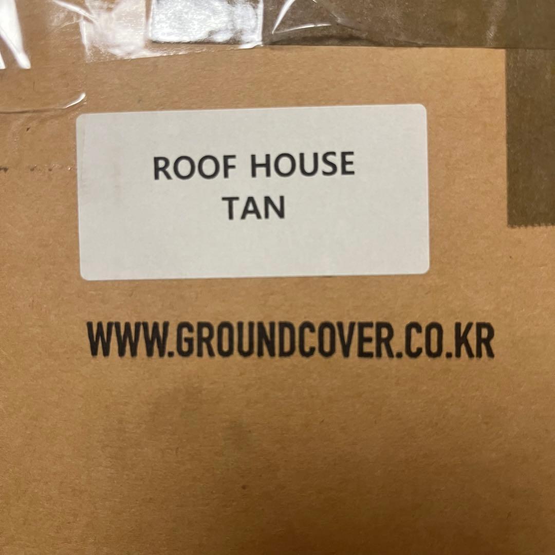 新品 groundcover グランドカバー ROOF HOUSE TAN