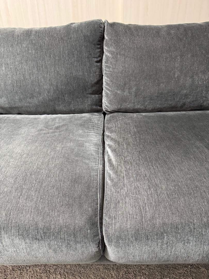 ソファ　2.3人掛け　［関家具］エレーナ　ファブリックチャコール