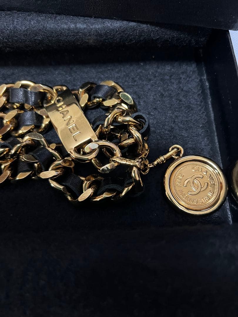 CHANEL ゴールドチェーン ベルト