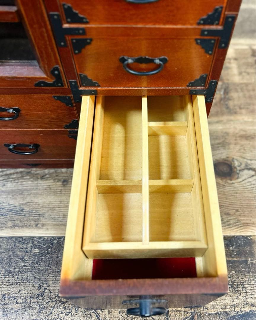 昭和後期〜平成初期 小物箪笥 時代箪笥 和箪笥　民藝箪笥 木製 和モダン 古家具