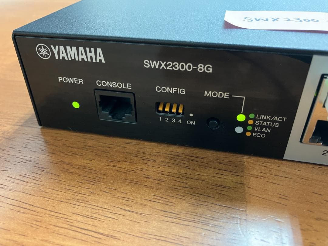 YAMAHA SWX2300-8G L2スイッチ①