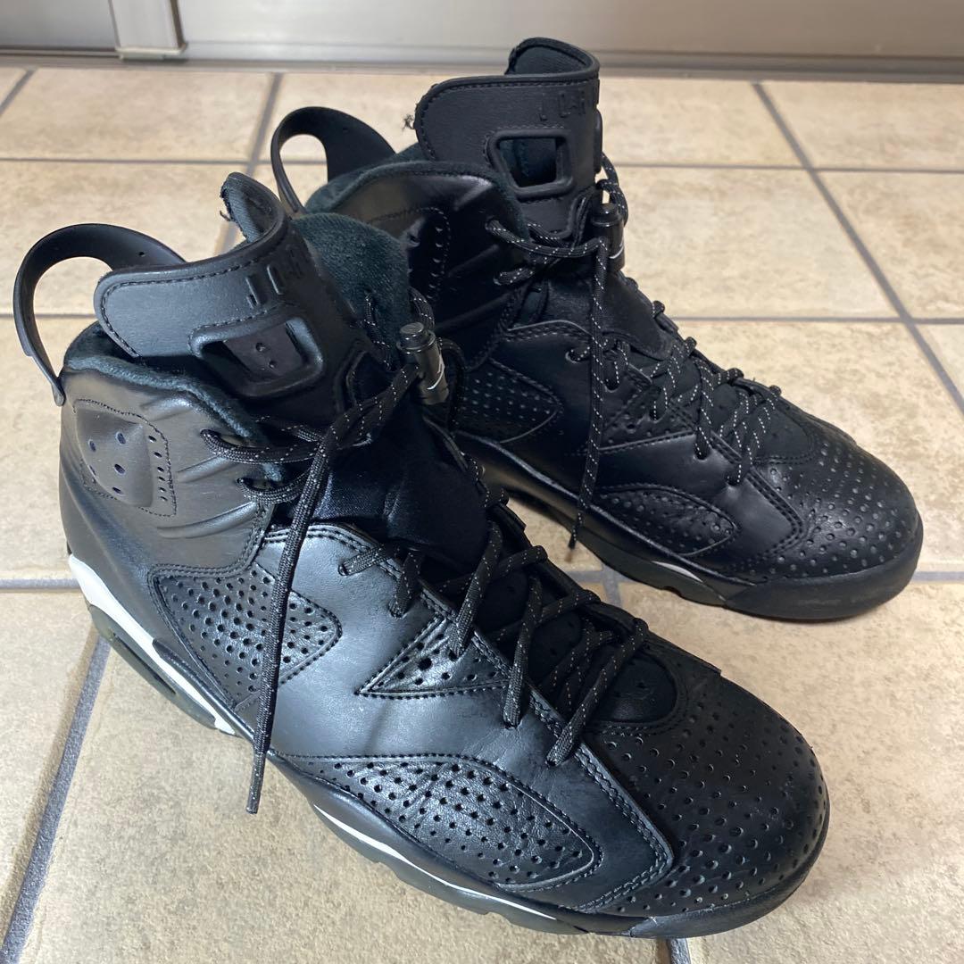 シューズ(男性用) NIKE AIR JORDAN 6 RETRO BLACK CAT