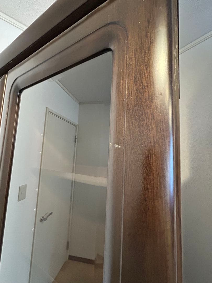 【関家具】ガラス扉本棚