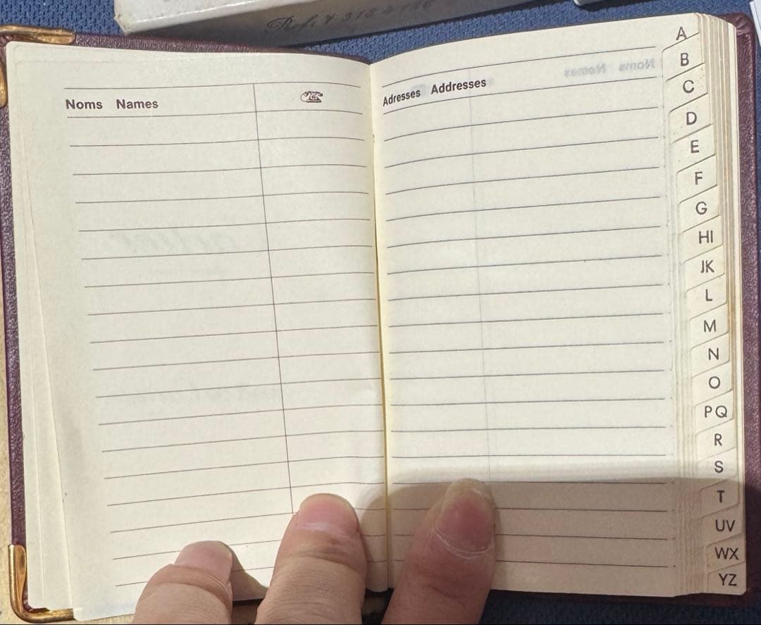 ⚫️カルティエ マストライン アドレス帳 手帳 レザー ユニセックス