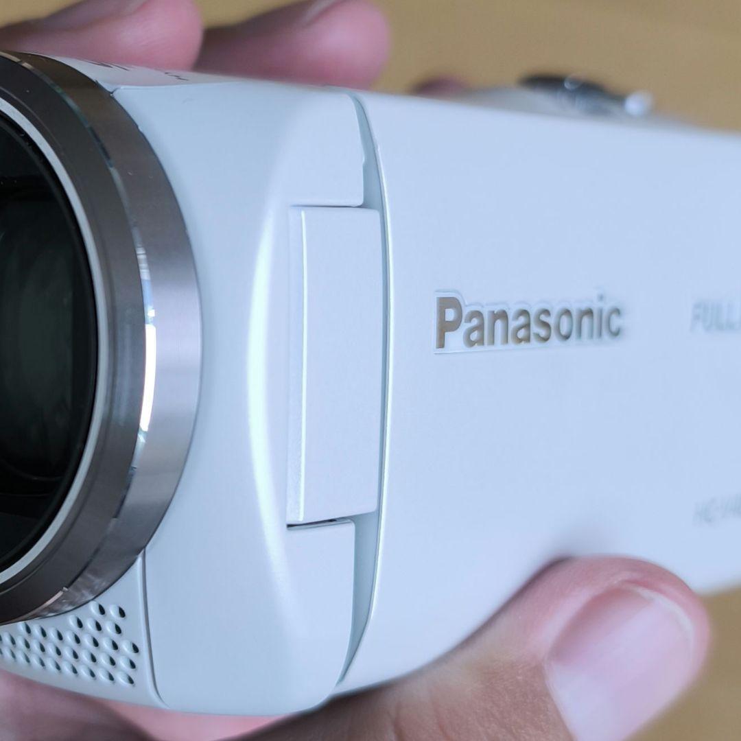 【完品・極美品】パナソニック HC-V480MS-W　デジタルハイビジョンカメラ