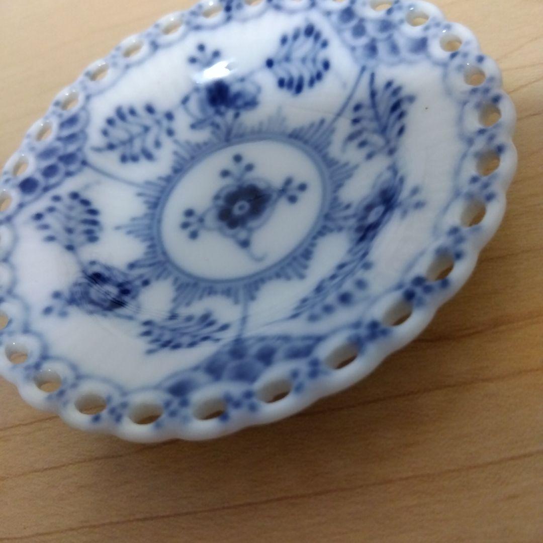 ロイヤルコペンハーゲン ブルーフルーテッド フルレース　小皿　プレート　豆皿