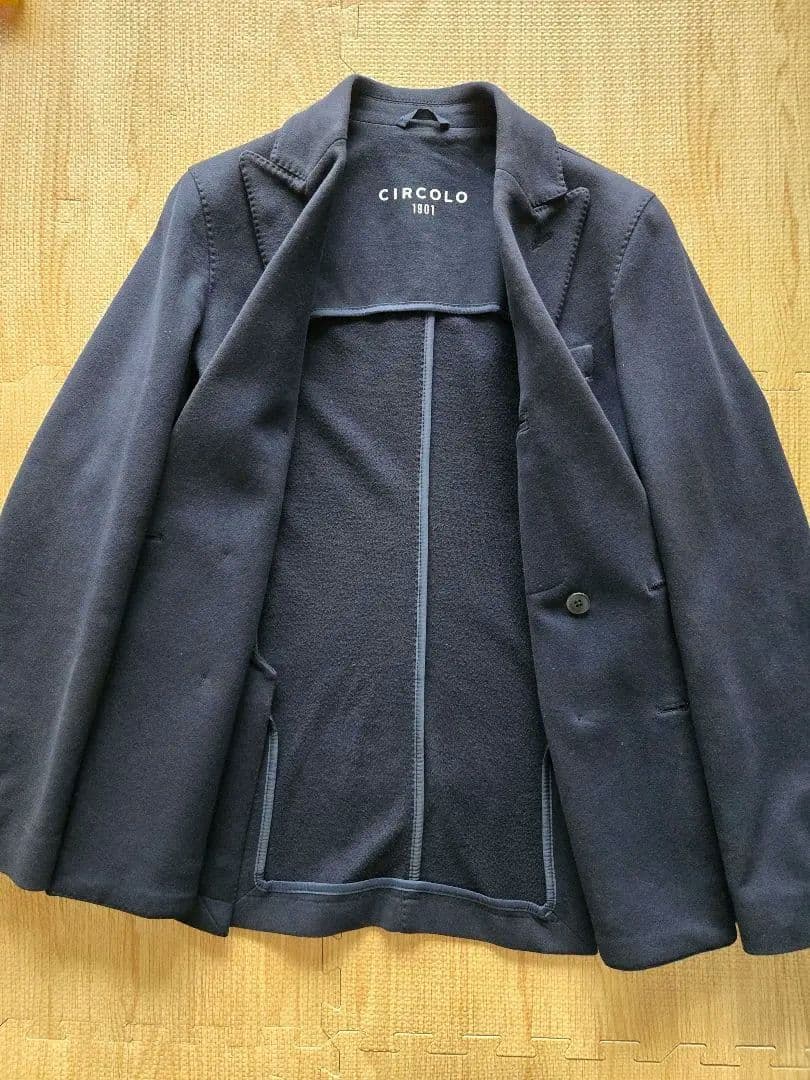 CIRCOLO カシミアタッチ　ダブルジャケット
