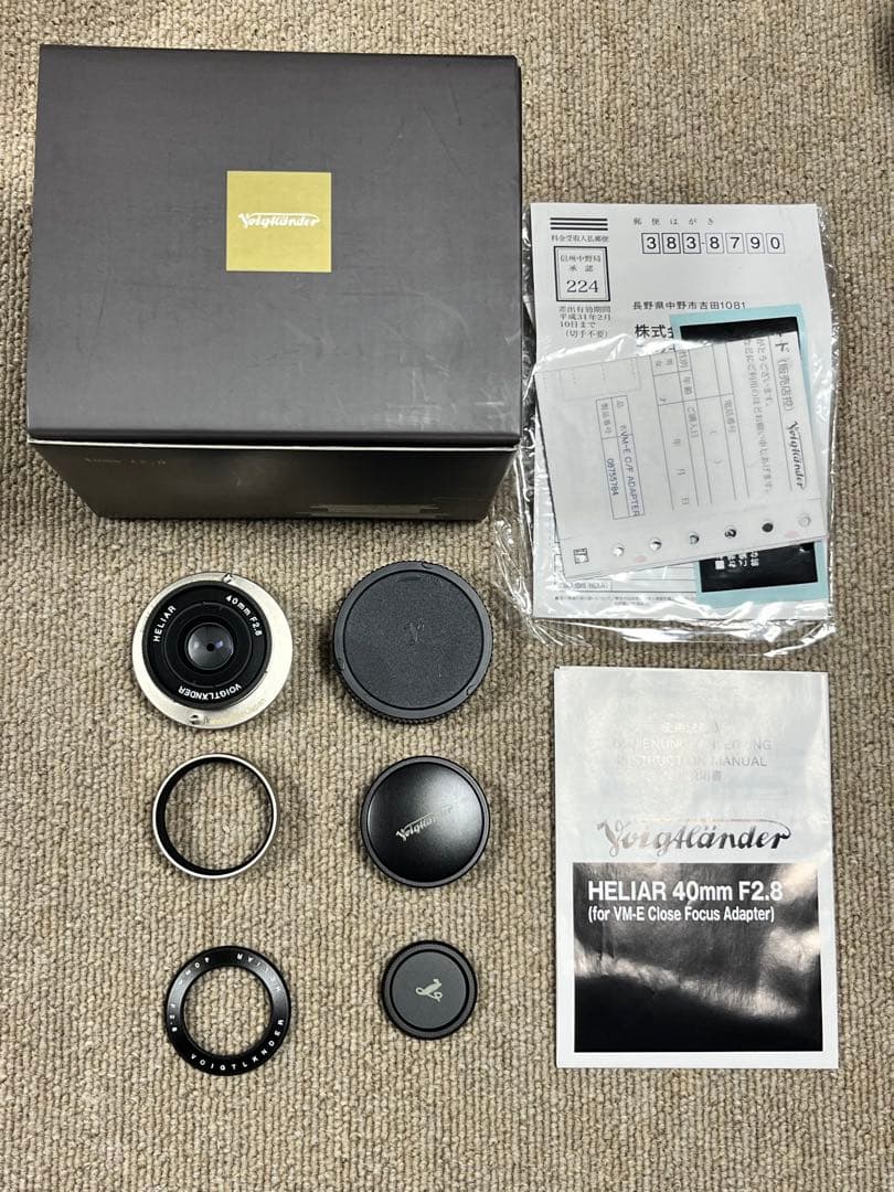 フォクトレンダー HELIAR 40mm F2.8 沈胴 新同美品