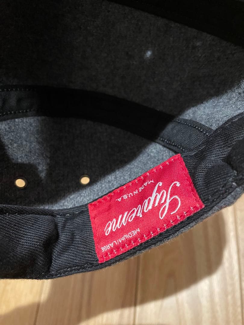 【限定値下げ】Supreme グレー キャップ