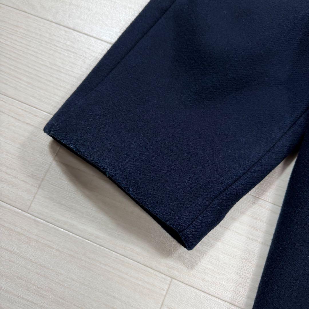 完売品 シンゾーン オーバーサイズ ダブルブレスト Pコート ネイビー 36 S