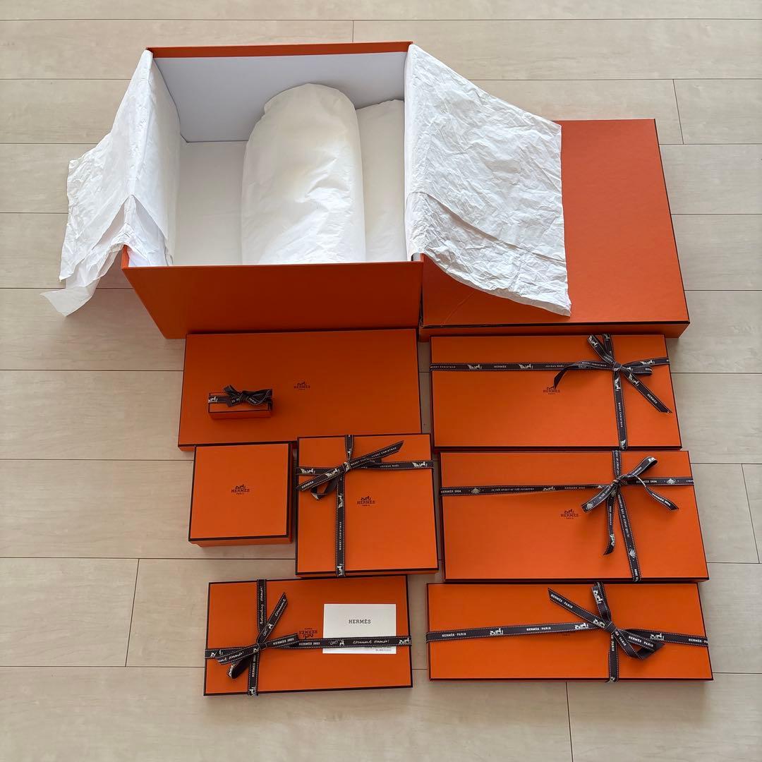 HERMES Birkin etcギフトボックスセット オレンジ