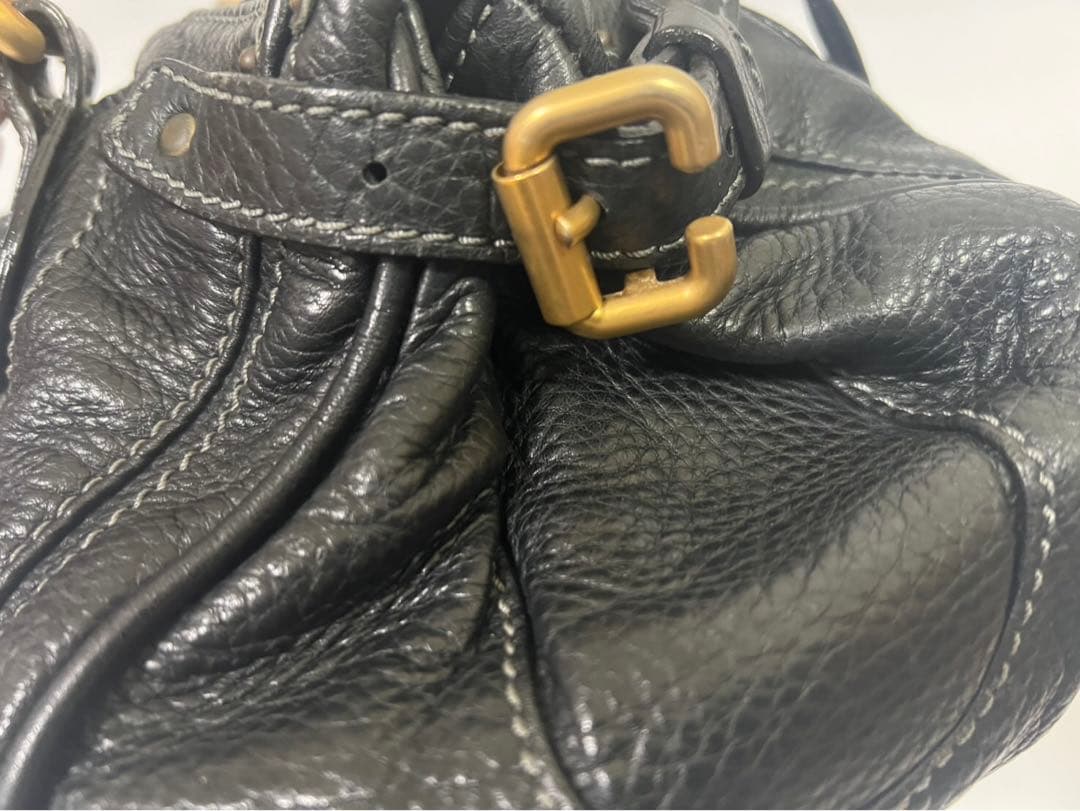 Chloe クロエ　パディントン　ハンドバッグ　ブラック　南京錠あり