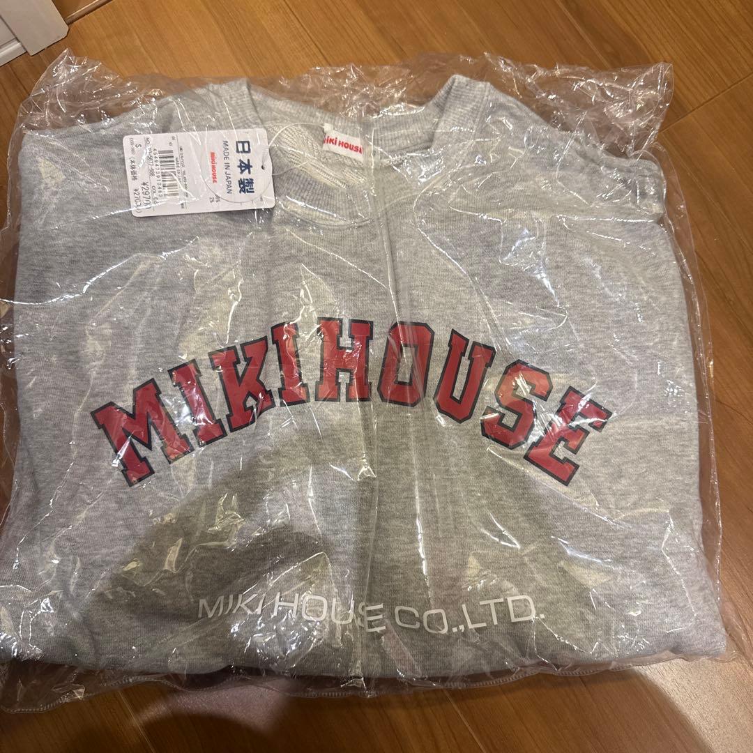 Miki House 日本製 グレー トレーナー 大人　S