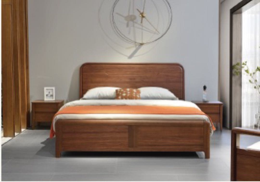 ウッドプラットフォームベッド（ラグジュアリーモデル）　キングサイズ