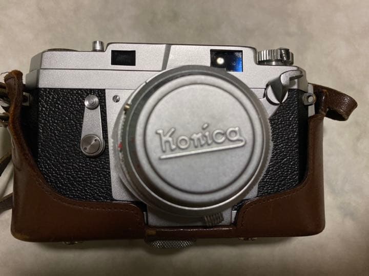 コニカⅢ Konica Ⅲ  整備済み　美品　レンズキャップ　ケース付き