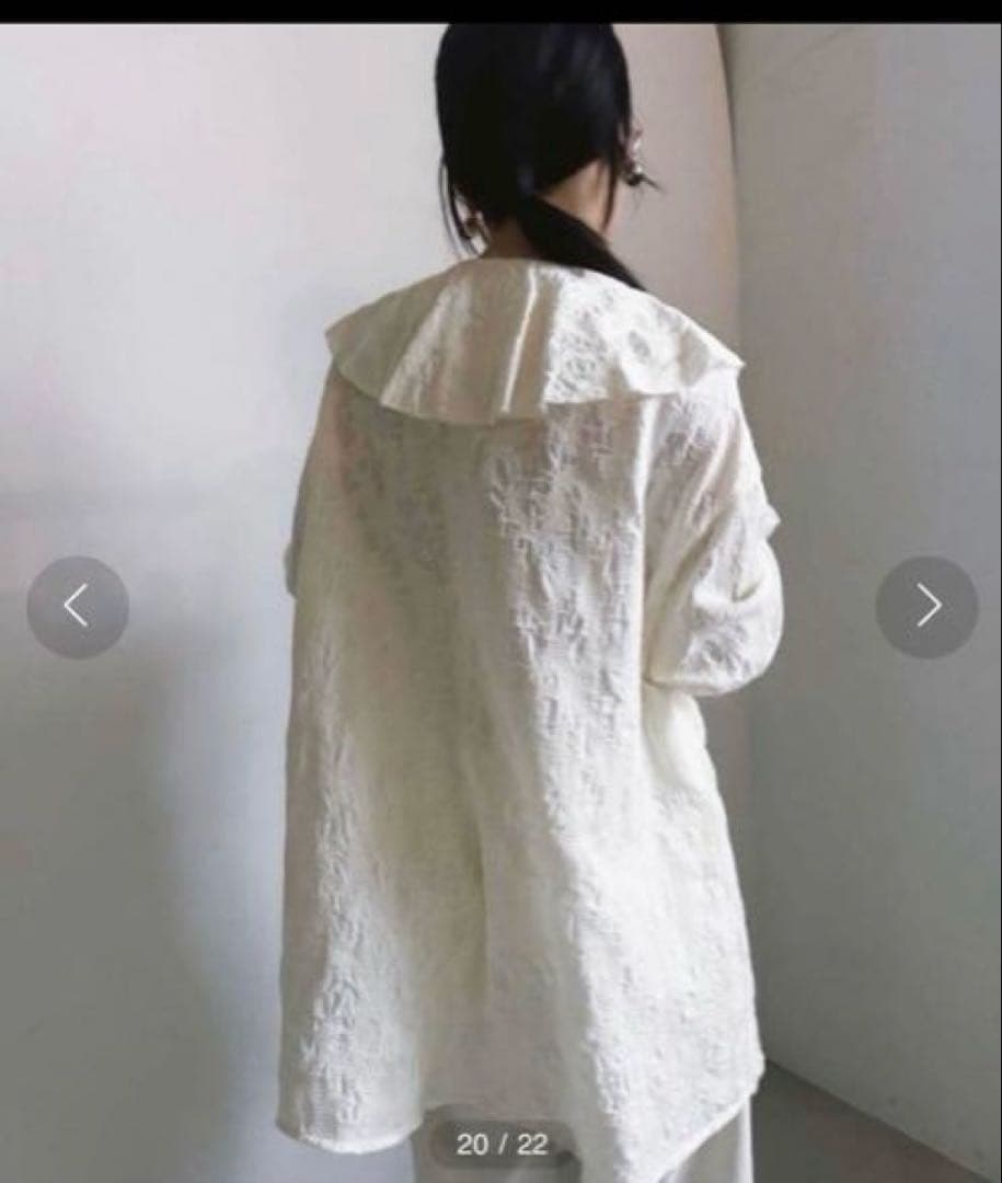 Ameri VINTAGE 2wayフリルシャツ