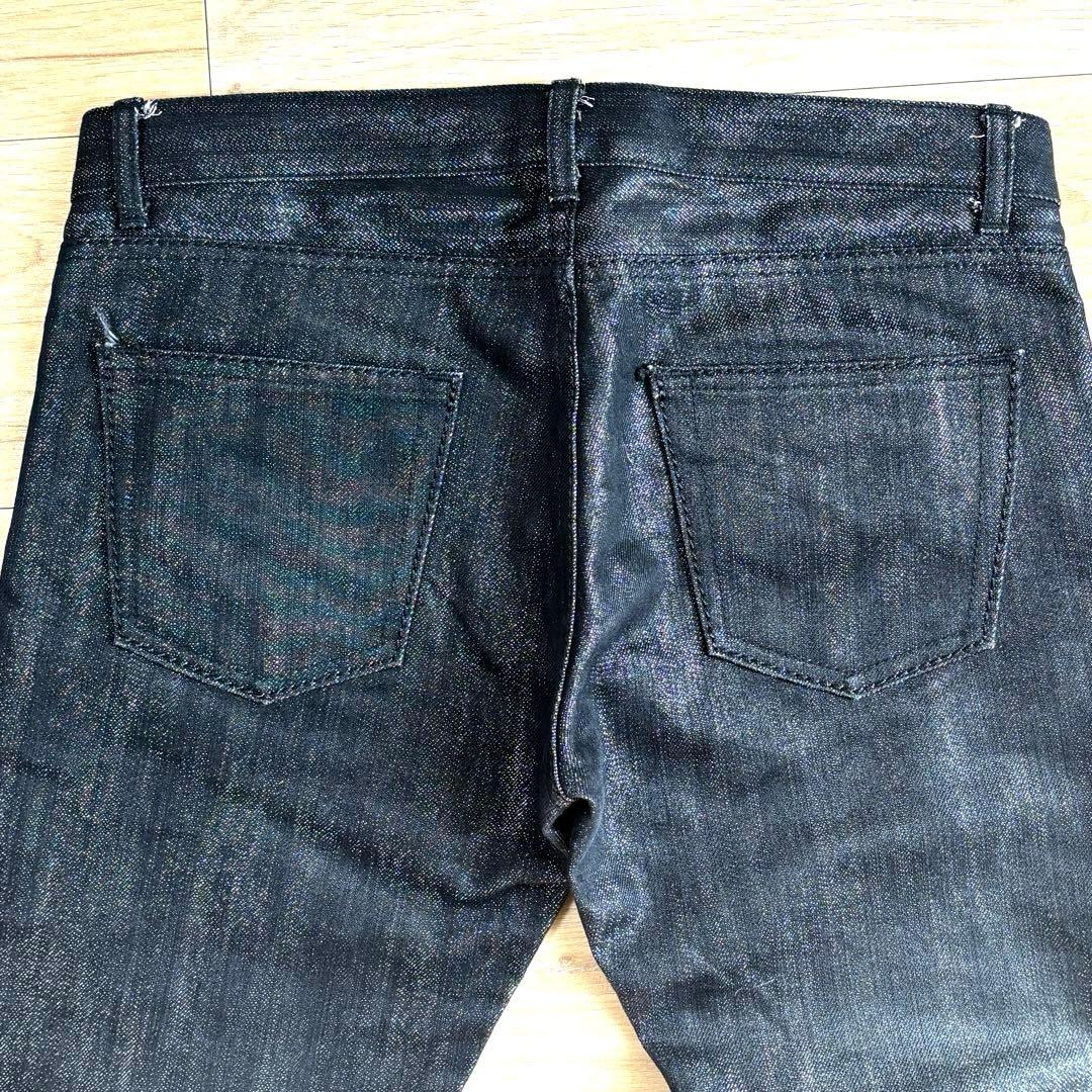 GalaabenD シャイニーブラックデニム Mサイズ