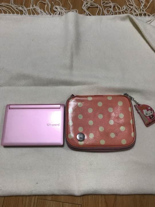 電子辞書 EX word casio ピンク