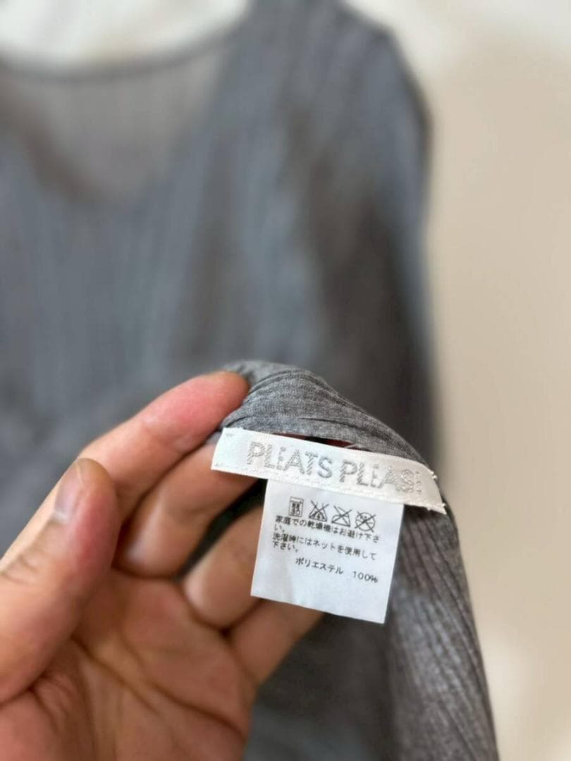 ISSEY MIYAKE グレー 長袖シャツ M