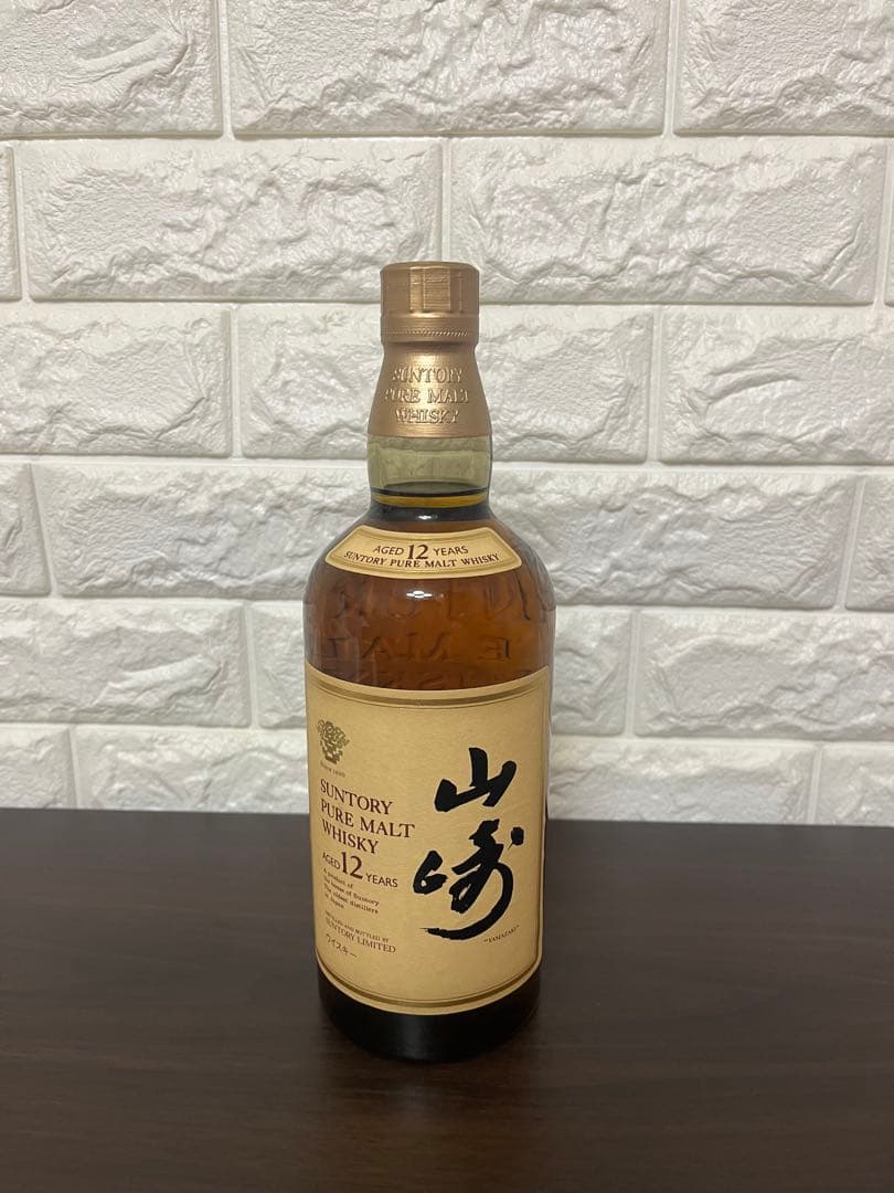 未開封　山崎12年 旧ラベル 750ml サントリー ピュアモルトウイスキー
