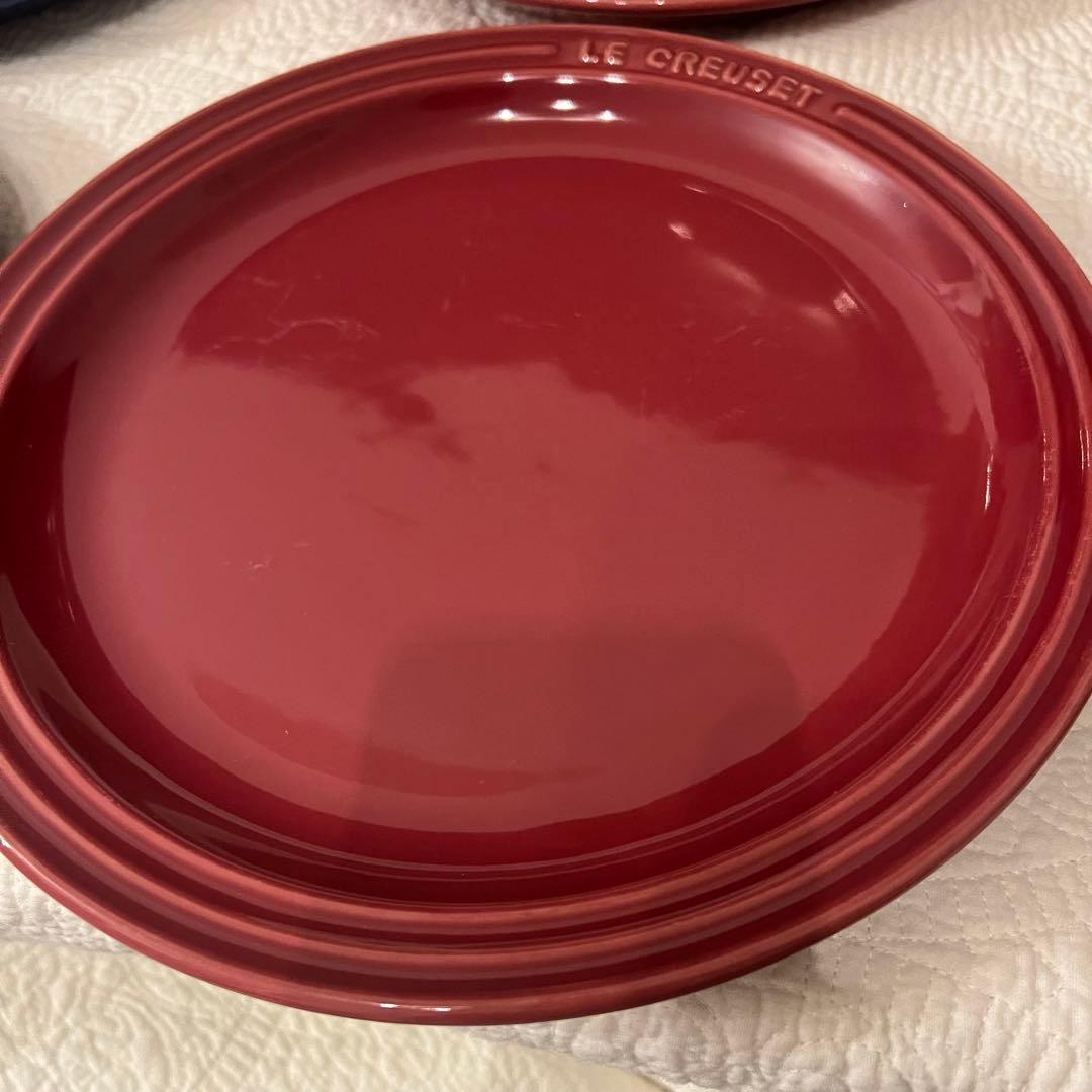 ②ルクルーゼ ラウンドプレート 6枚セット 27cm 大皿