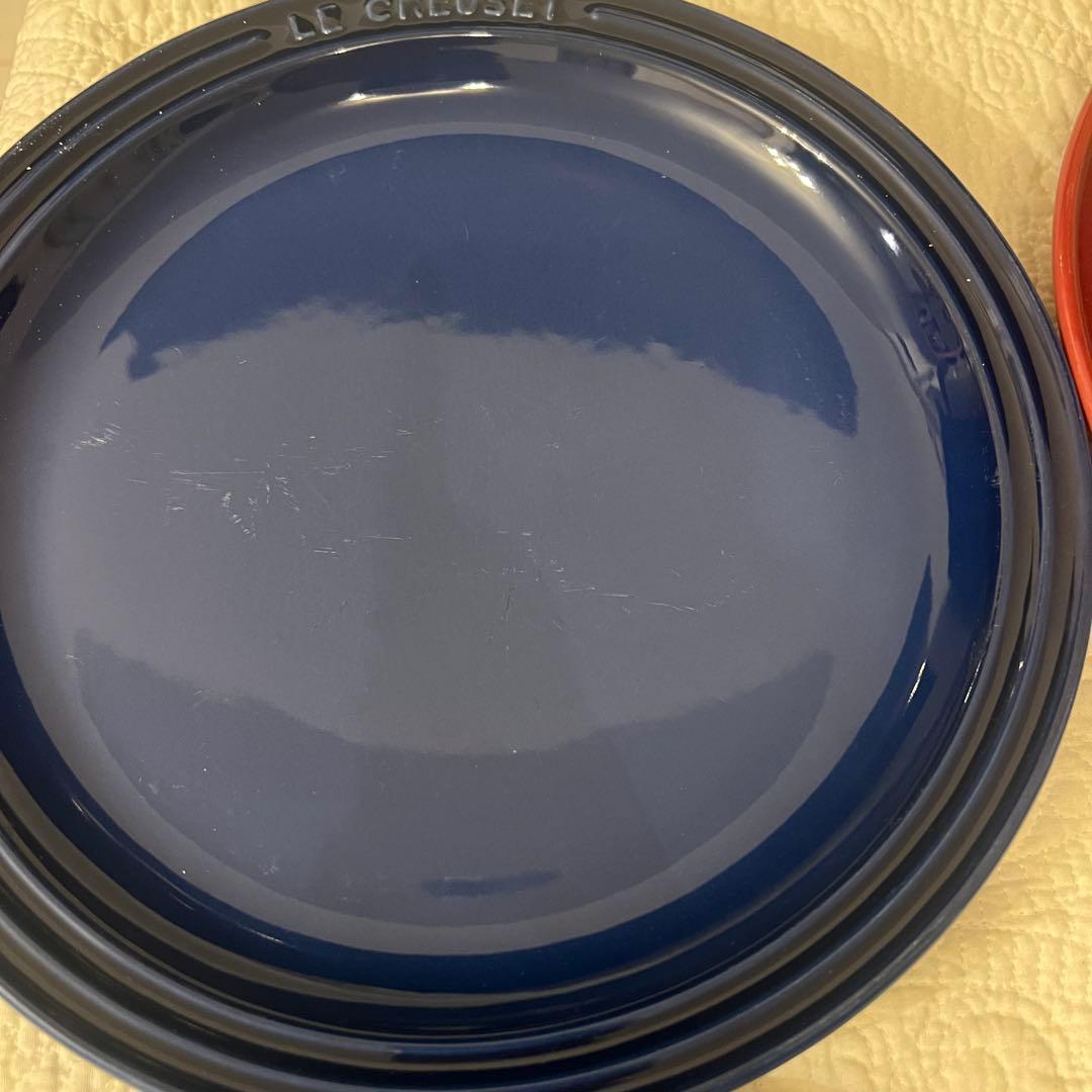 ②ルクルーゼ ラウンドプレート 6枚セット 27cm 大皿