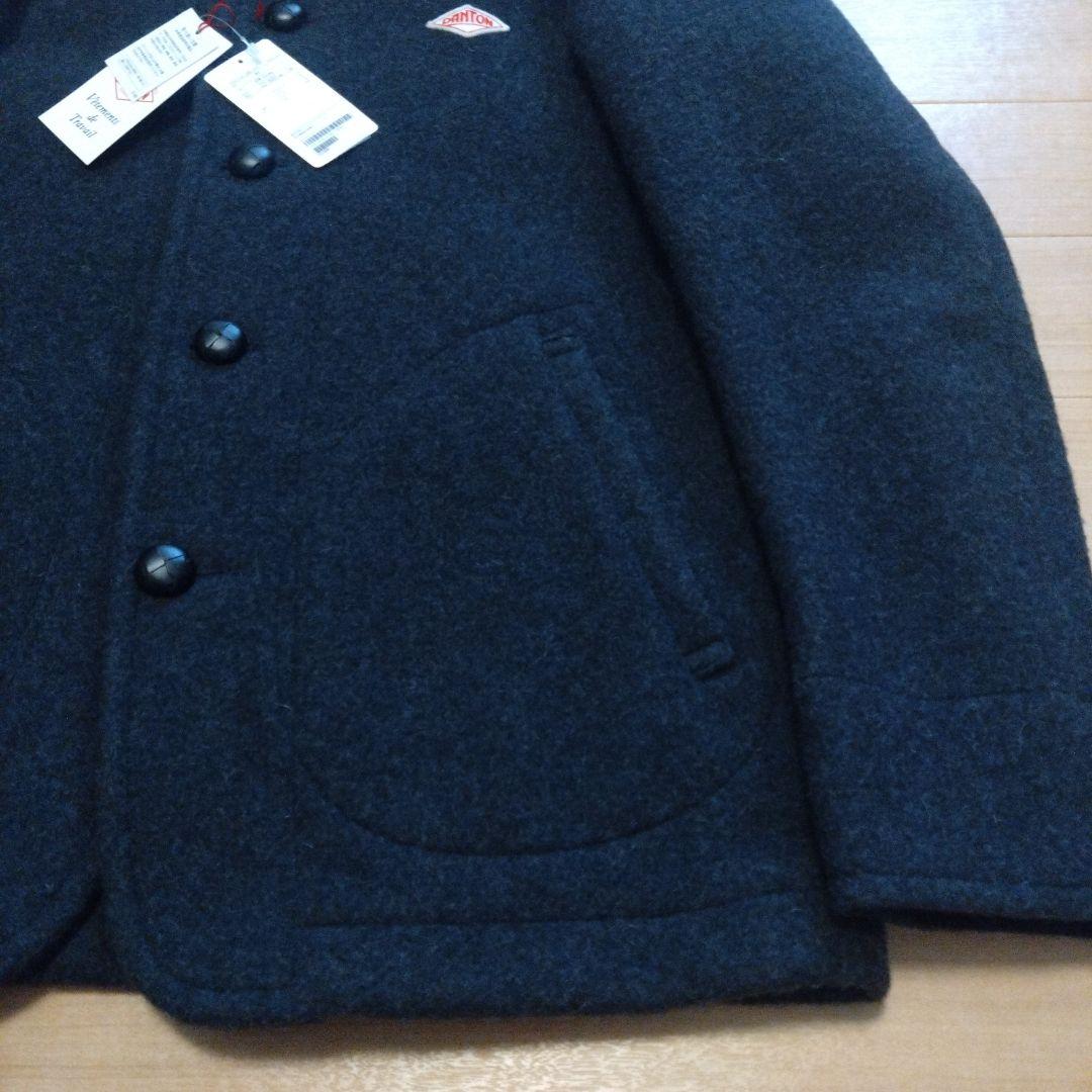 【新品】DANTON ウール カバーオールコート ダークグレー 42