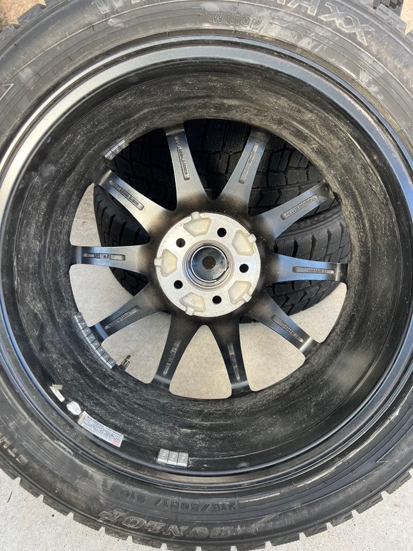 17インチ スタッドレス ホイールセットダウンロップ