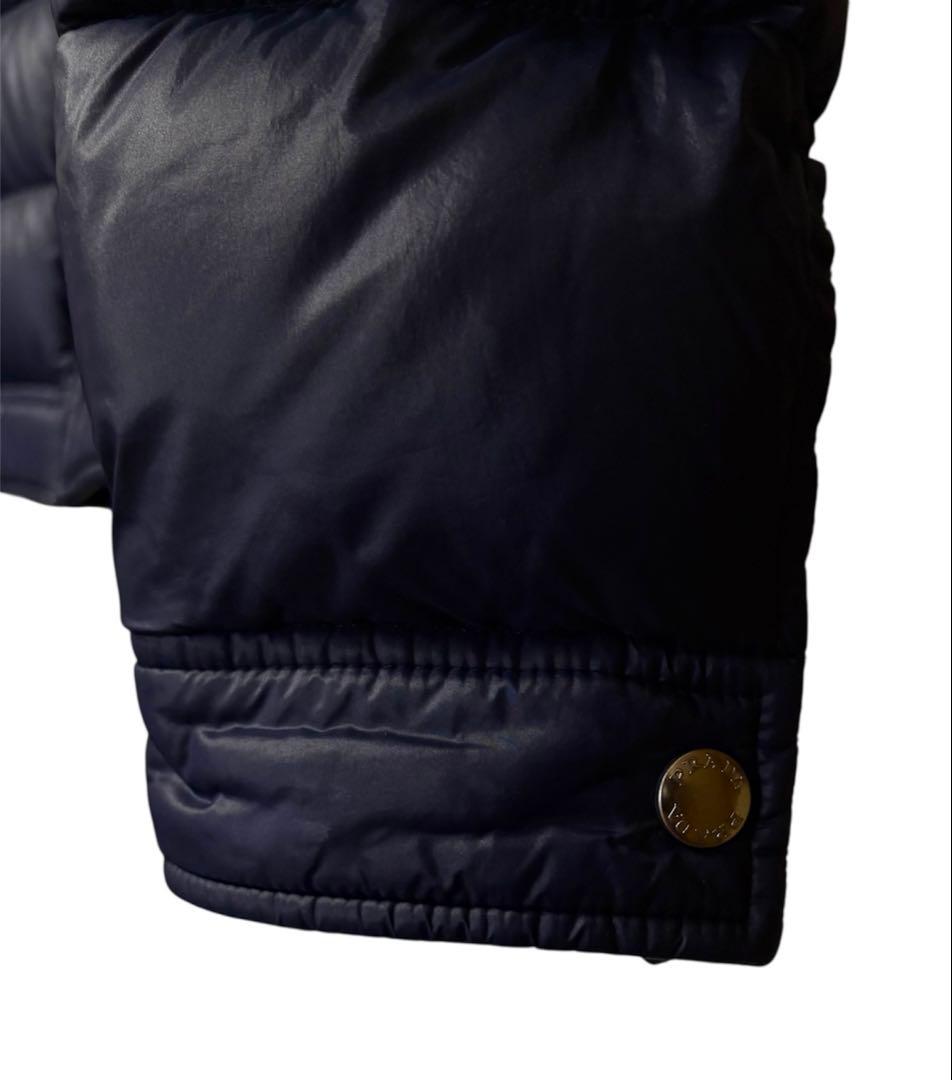 コミコミPRADA プラダ トライアングルロゴ バイカー ダウンジャケット