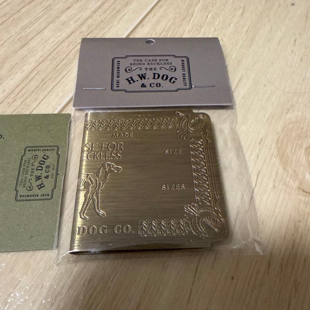THE H.W. DOG&CO MONEY CLIP Brass マネークリップ