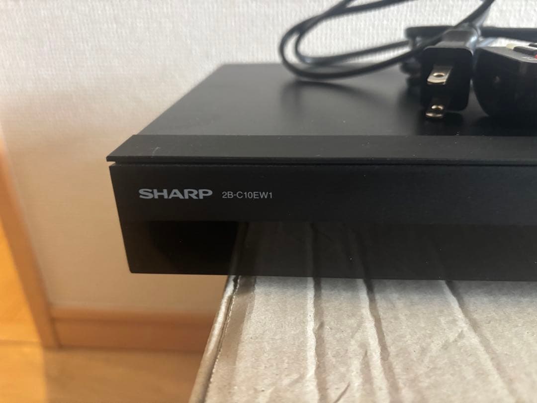2023年製 SHARP 2B-C10EW1 ブルーレイレコーダー