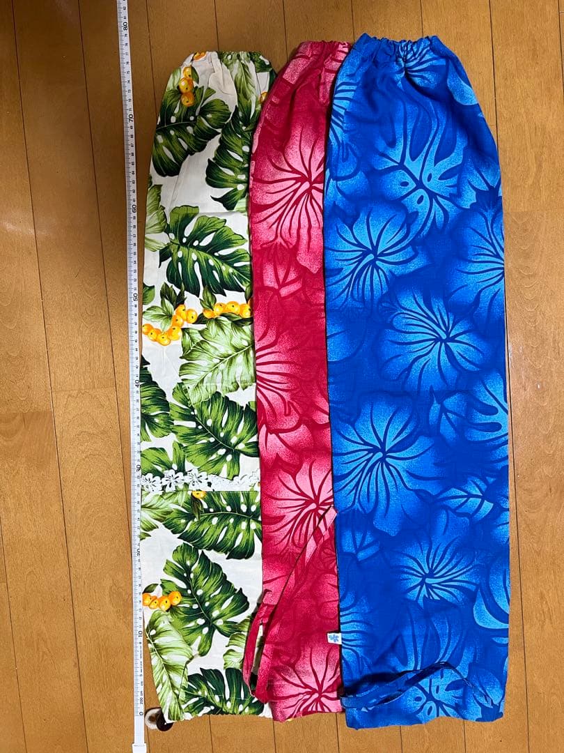 フラダンス　ウリウリ着脱式　プイリ　ドレス　レイ　髪飾り　パウ　ハット　セット