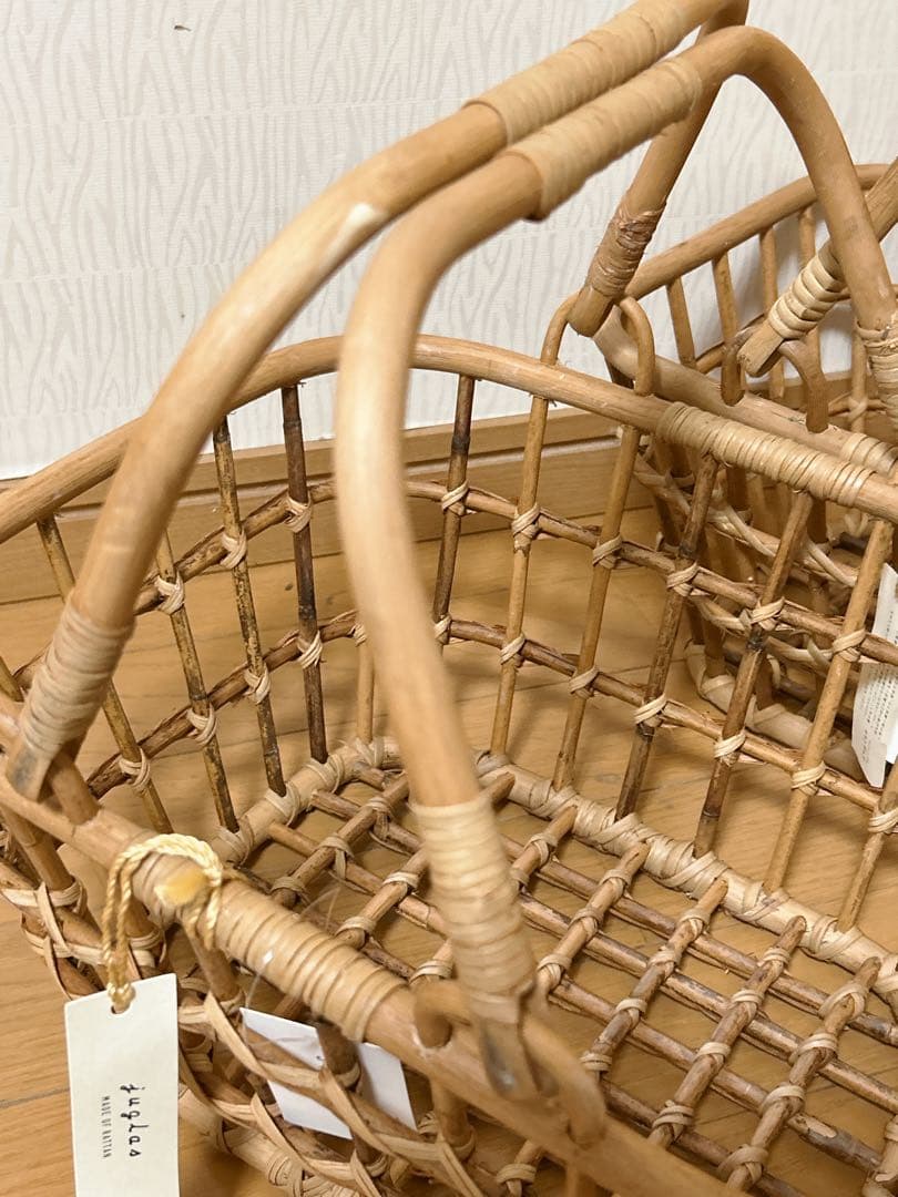 新品　ユグラ カゴバスケットJUGLAS ２個セット