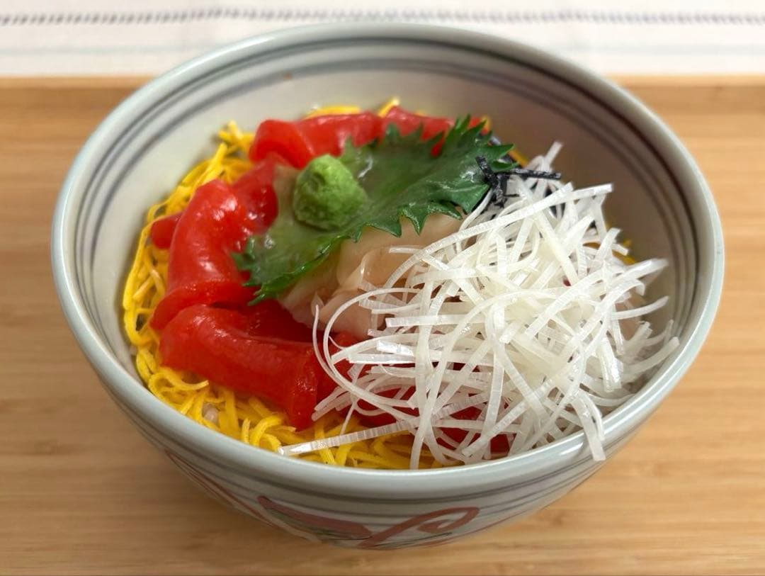 SALE✩.*˚イワサキ・ビーアイ 岩崎(株) 食品サンプル マグロ丼 置物