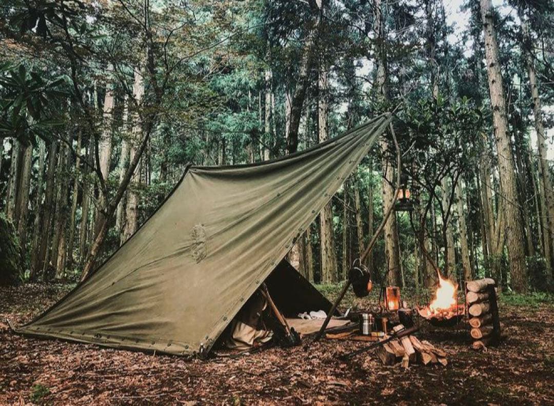 【軍幕屋】希少★ノルウェー軍テント★ビンテージ★軍余剰品★4枚組★