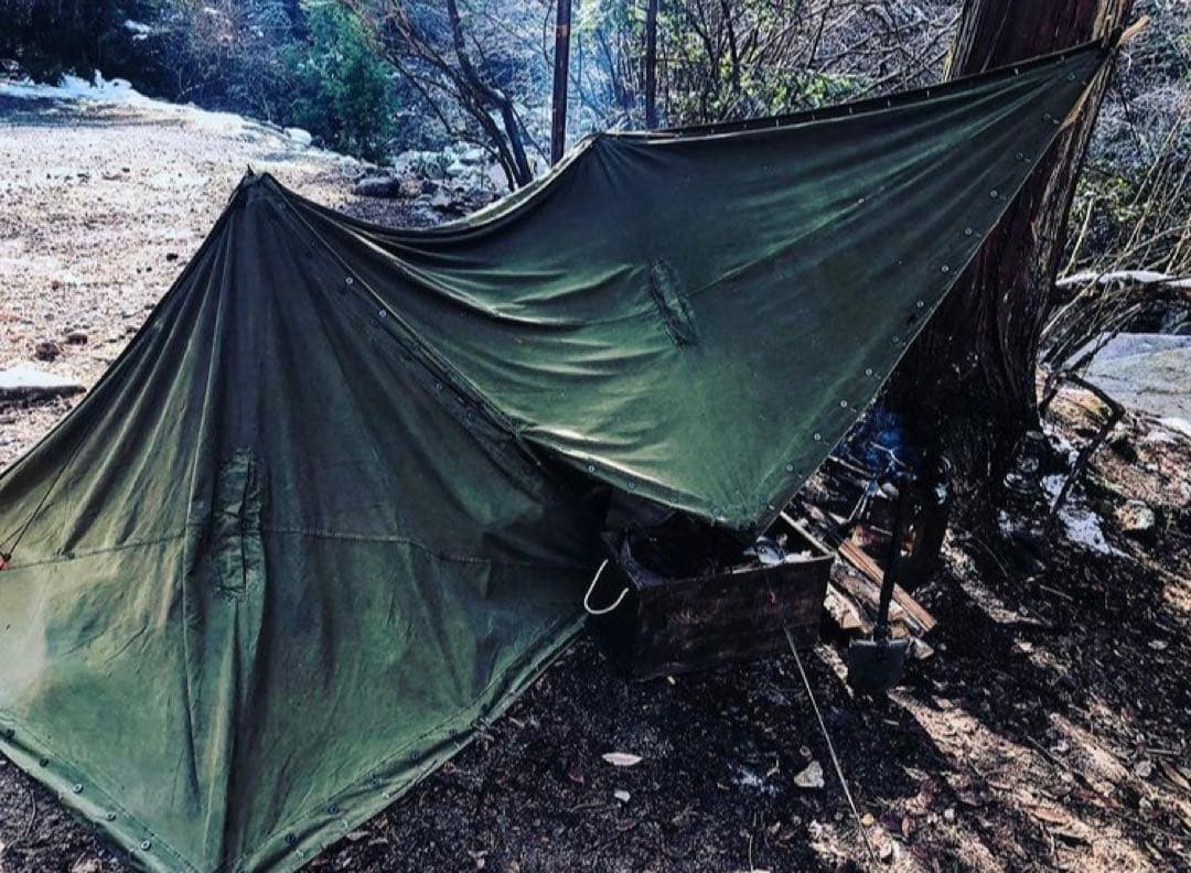 【軍幕屋】希少★ノルウェー軍テント★ビンテージ★軍余剰品★4枚組★