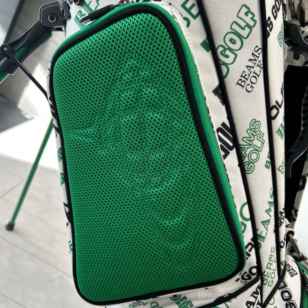 BEAMS GOLF マルチロゴ スタンドキャディバッグ　ヘッドカバー付属