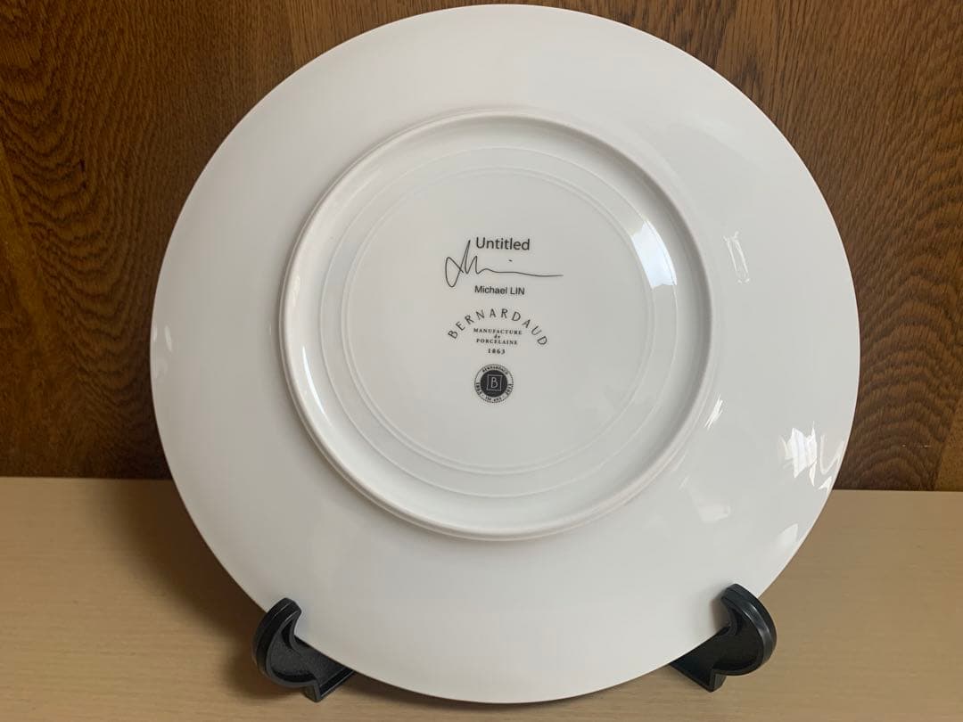 BERNARDAUD / ベルナルド　150周年　マイケル•リン　プレート　４枚